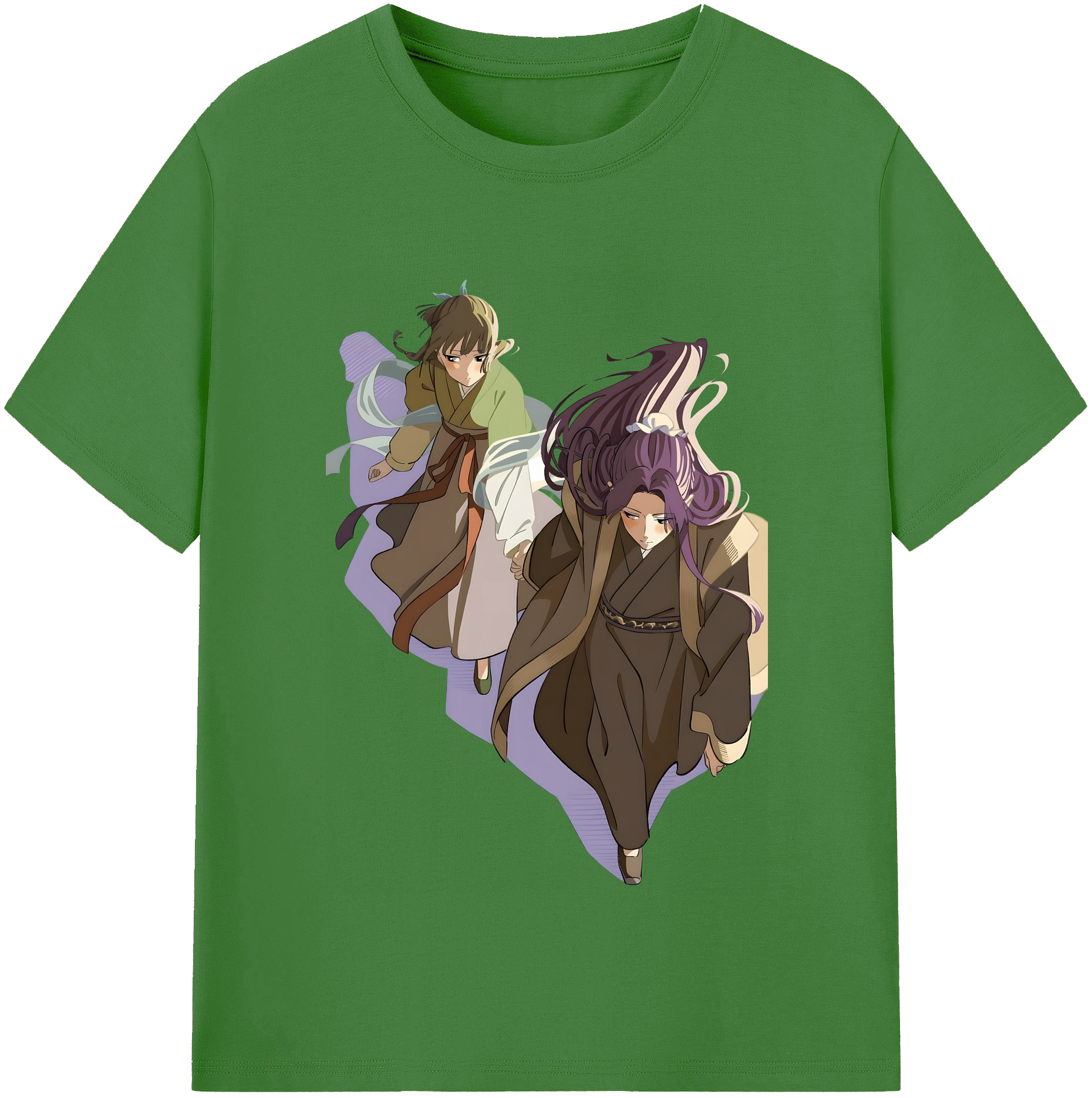 （画像用） 薬屋のひとりごと The Apothecary Diaries レディースカジュアルプリントTシャツ（綿100％）